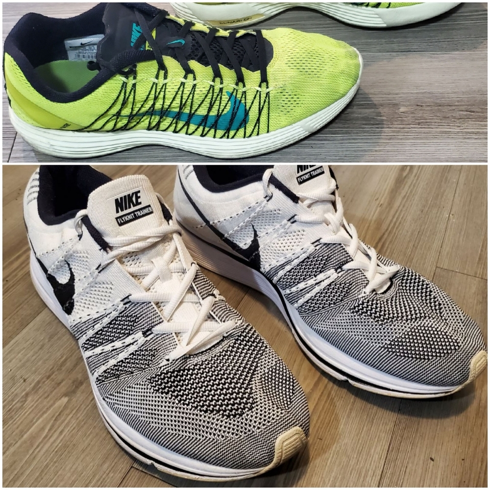 Nike Flynit Trainer 2017 "OG" Sz 14 (Ah8396 100) Kanye Lunar Racer 3 Volt